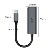 JINGHUA Gigabit LAN Converter For Computer External Driverless Network Card, USB3.0 Single Port, Type-C Single Port, USB3.0 Four Port, Type-C Four Port
